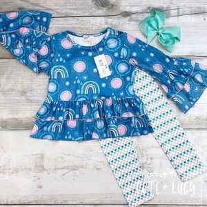 Sunshine in my Pocket Pant set size 10-12 girls